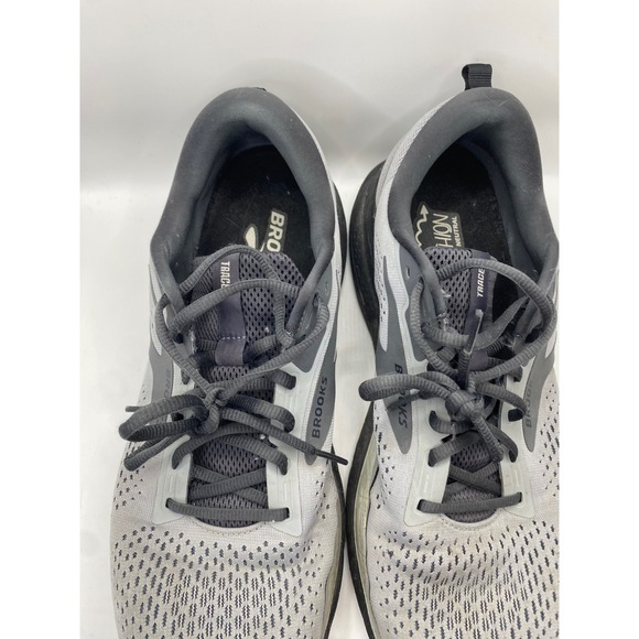 Brooks Trace 2 Mens Running Shoes Grey Black Mesh Sneakers Low‎ Top DNA LOFT main image 6